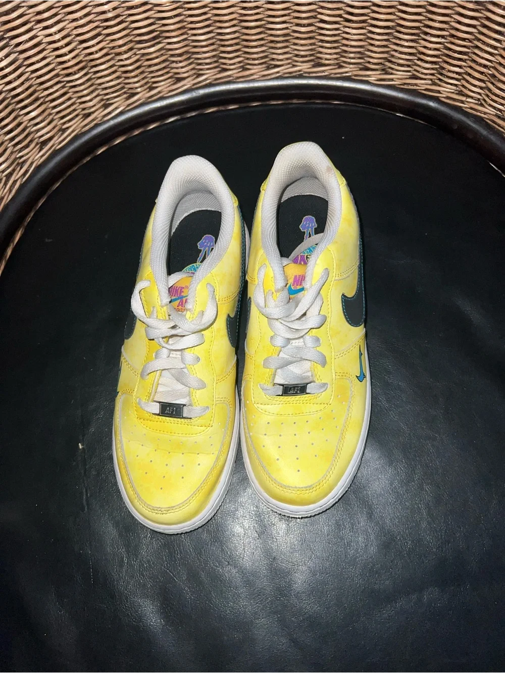 Nike Air Force 1 Low “Happy Pineapple” Yellow |kids 6Y/ ladies 7
